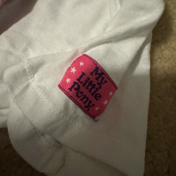 My Little Pony White Tee with Pink Label & Overall Dress - Picture 5 of 6